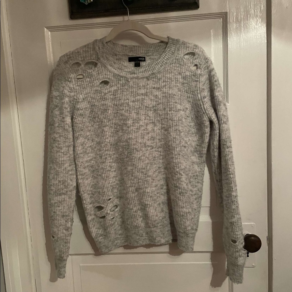 Gray sweater